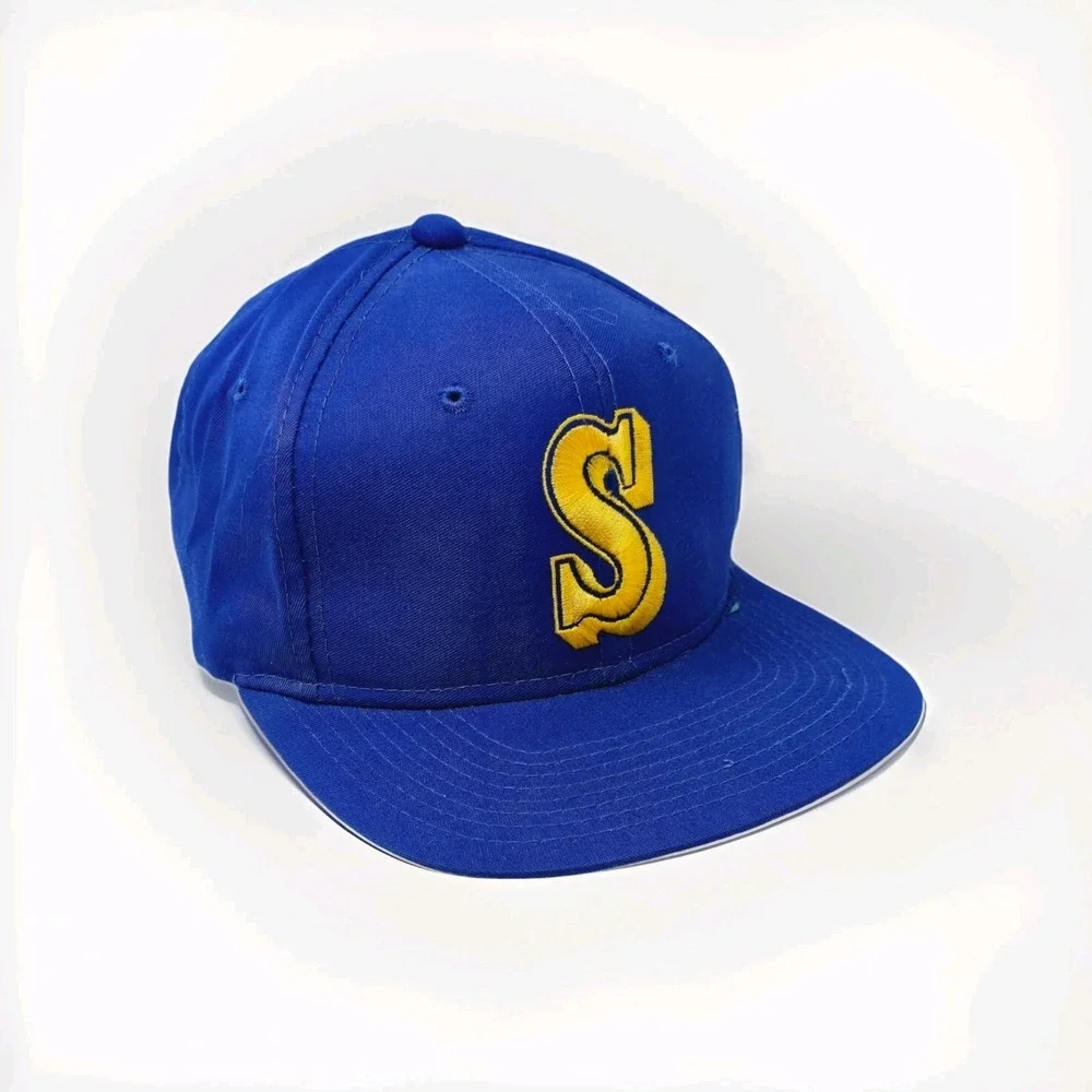 Vintage Drew Pearson MLB‎ Seattle Mariners Embroidered Hat Adult Cap Snapback